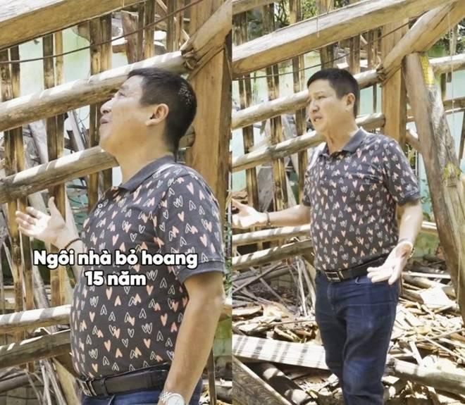 NSƯT Chí Trung đau lòng khi nhà cũ đổ nát, bị bỏ hoang, khác hẳn Chí Trung gia trang hiện tại-1