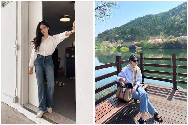 Mẹo lên gấu quần jeans không cần cắt-5