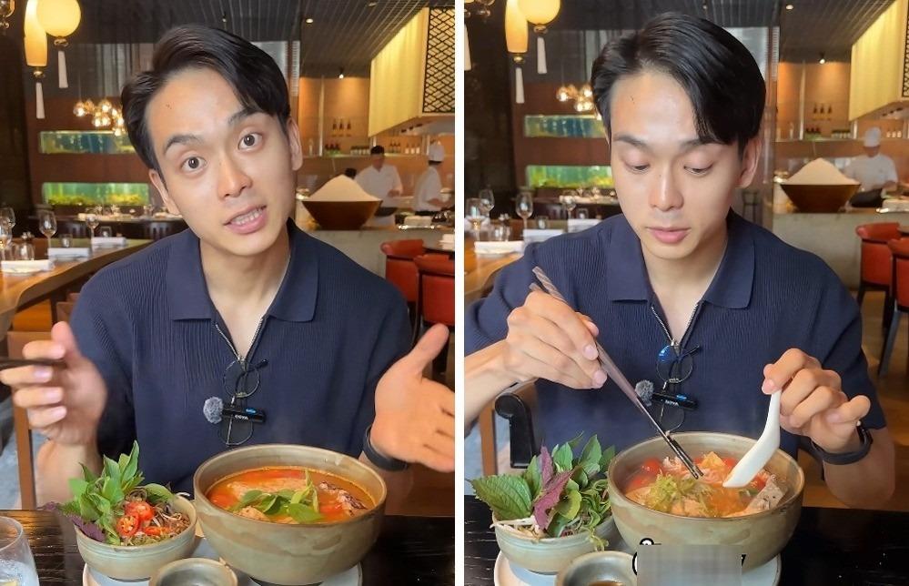 Khách Hàn bất ngờ với món bún riêu giá 700.000 đồng ở TPHCM-1
