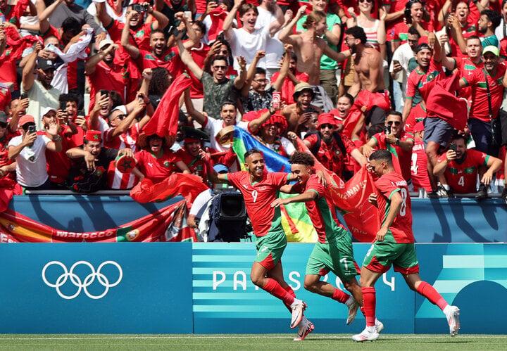 Kết quả Olympic 2024: Tiền đạo vô danh tỏa sáng, Morocco suýt thắng Argentina-1