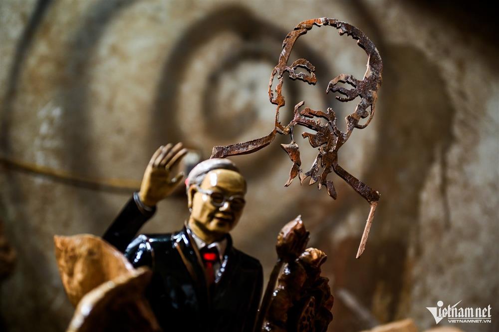 Người đàn ông ở Nam Định thức 4 ngày đêm tạc tượng tưởng nhớ Tổng Bí thư-6