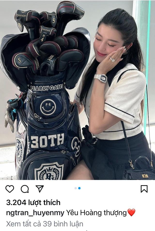 Á hậu Huyền My lộ nhẫn kim cương ngón áp út và dòng chia sẻ đầy ẩn ý-1