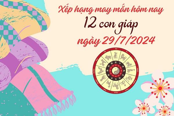 Xếp hạng may mắn của 12 con giáp ngày 29/7/2024: Tuổi Mão, Tỵ và Tuất có vận may tốt-1