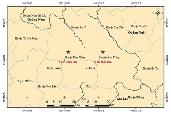 32 trận động đất xảy ra liên tiếp tại Kon Tum, có bất thường?