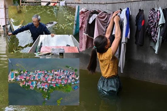 5 ngày sống cô lập trên biển nước ở ngoại thành Hà Nội