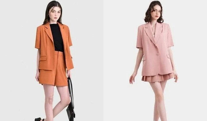 Cách mix blazer ngắn tay cho quý cô công sở trong mùa hè-3