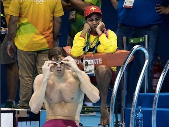 Vì sao môn bơi Olympic toàn siêu kình ngư vẫn cần nhân viên cứu hộ?-2