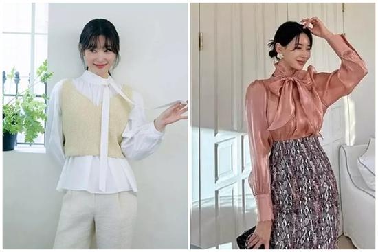 Kiểu áo blouse điệu đà giúp bạn có diện mạo hút hồn