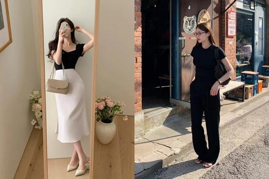 Phối áo thun theo cách cơ bản sau, quý cô U40 không bao giờ lo bị chê mặc xấu