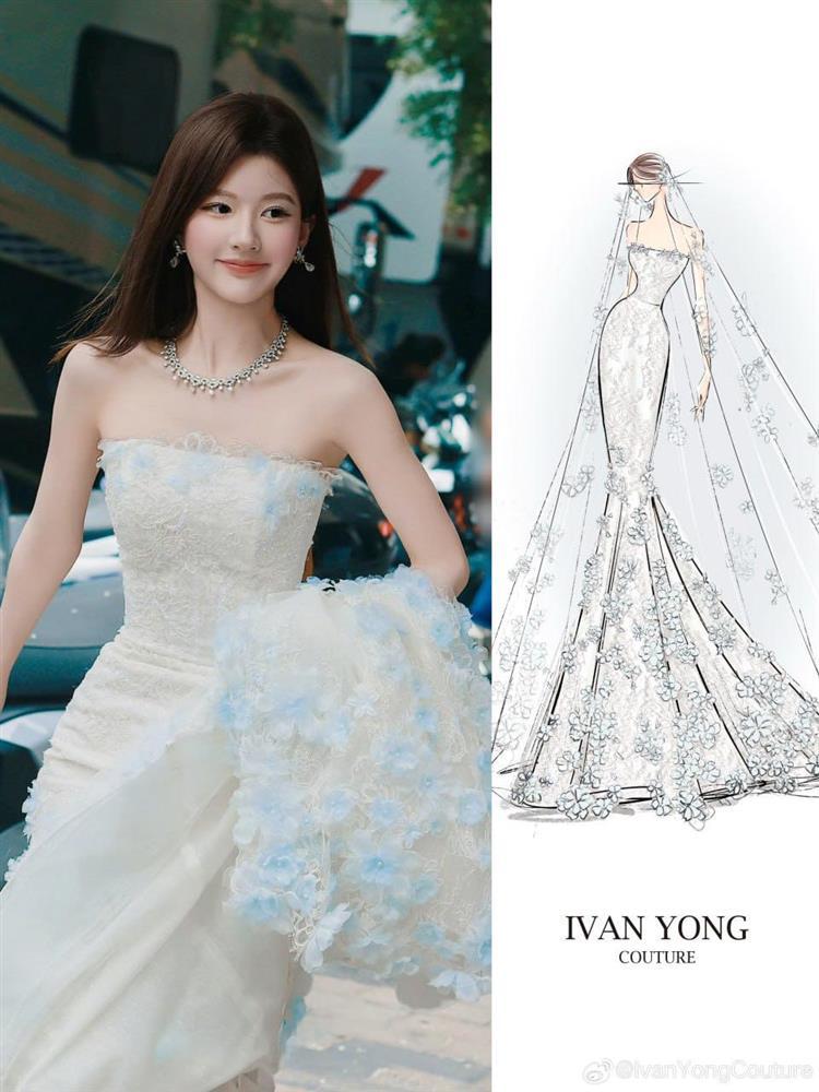 Chiếc váy cưới độc nhất vô nhị được thiết kế riêng cho cô dâu Triệu Lộ Tư-1