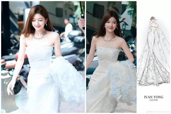 Biểu tượng sexy mặc váy hàng hiệu, xúc động trong lễ cưới riêng tư-4