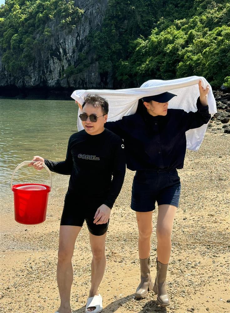 Màn tương tác hài hước của Phương Oanh - Shark Bình-3