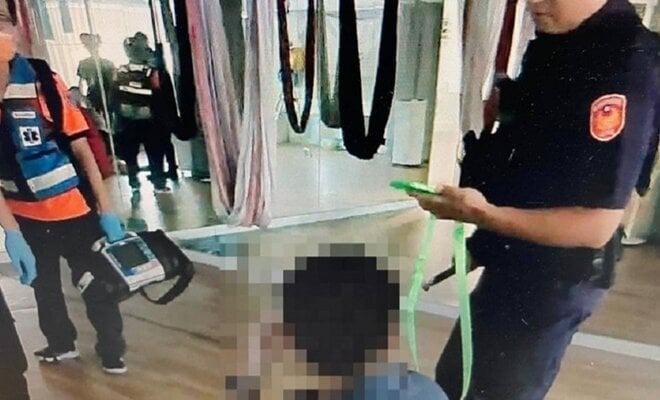 Cô gái bị dây tập yoga siết cổ trên không, thoát chết nhờ trợ lý ảo-1