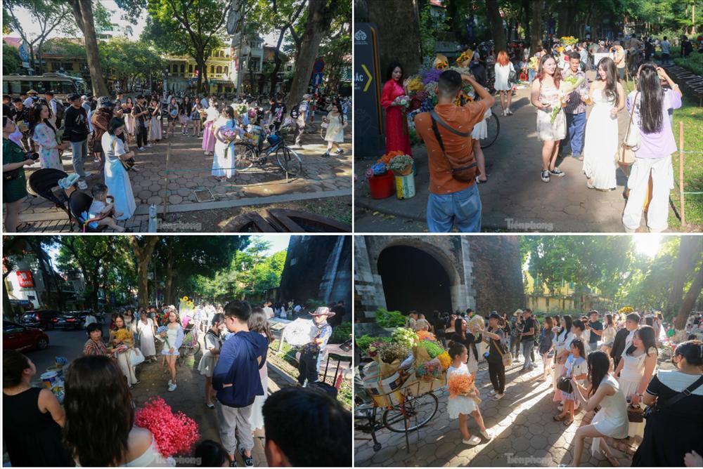 Chớm thu, con phố lãng mạn nhất Hà Nội lại cảnh 1 mét vuông 10 nàng thơ-3