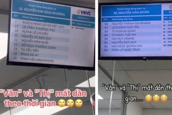 9X là thế hệ cuối cùng có chữ 'Văn' hoặc 'Thị' trong tên gọi?