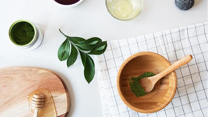 Cách tẩy da chết bằng bột trà xanh-2