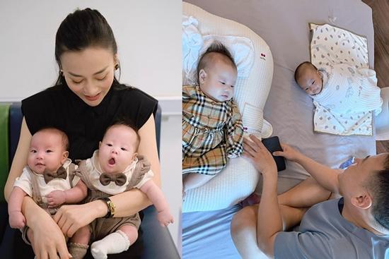 Shark Bình - Phương Oanh chăm cặp song sinh như thế nào?