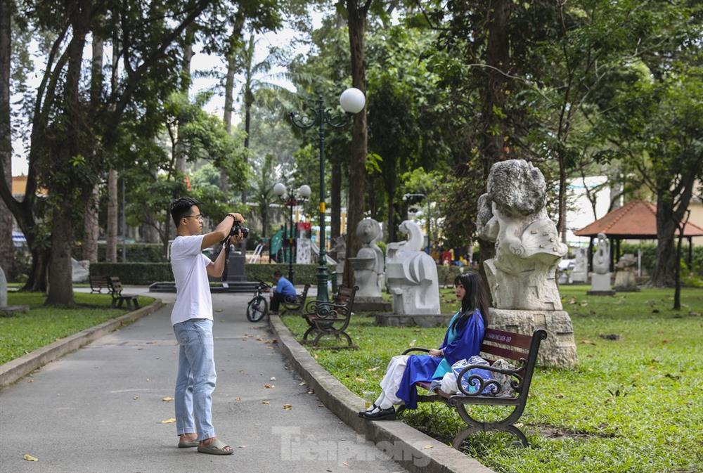 Bên trong công viên Tao Đàn, nơi xảy ra vụ nhánh cây rơi khiến 5 người thương vong-10