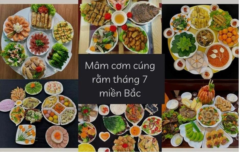 Mâm cơm cúng Rằm tháng 7 ở miền Bắc đúng nghi lễ và truyền thống-1