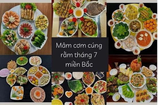 Mâm cơm cúng Rằm tháng 7 ở miền Bắc đúng nghi lễ và truyền thống