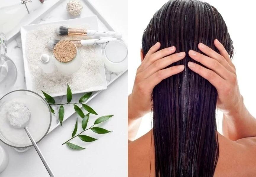 Cách gội đầu bằng nước vo gạo giúp tóc khỏe, bóng mượt-1
