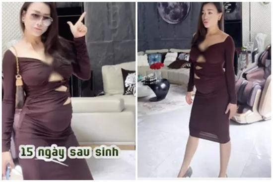 Phương Oanh chia sẻ hình ảnh 'xấu xí' lúc mới sinh, trầm cảm vì bụng như chưa đẻ