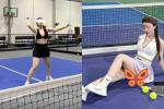 Mặc quần áo như các bà, các mẹ đi chơi Pickleball, Quỳnh Kool, Quỳnh Nga bị chê thách thức dư luận-4