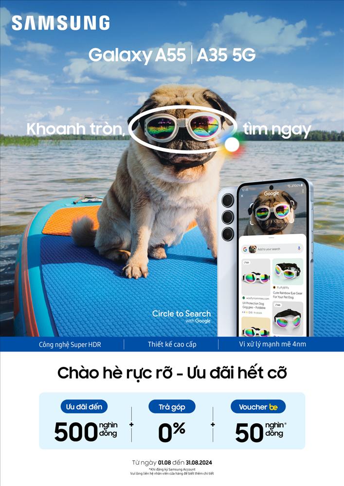 Tính năng ‘khoanh tròn để tìm kiếm’ đã có trên Galaxy A35 5G và Galaxy A55 5G-3