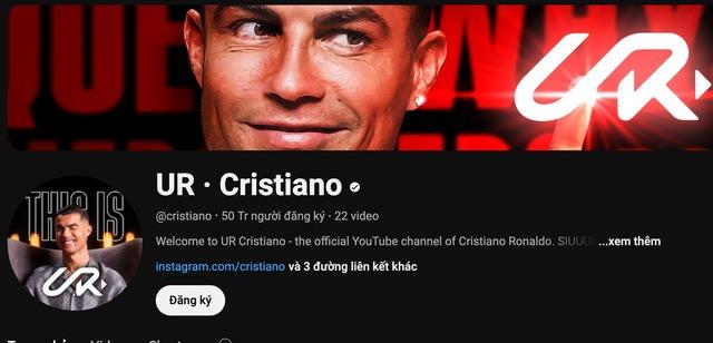 Ronaldo đạt nút Ruby, tiếp tục phá kỷ lục trên YouTube-1