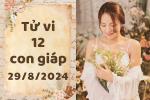 Tử vi 12 con giáp ngày 29/8/2024: Sửu may mắn, Dậu nóng nảy