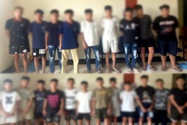 Khởi tố 26 người cầm hung khí, đi xe lạng lách trên đường phố ở Lạng Sơn-2