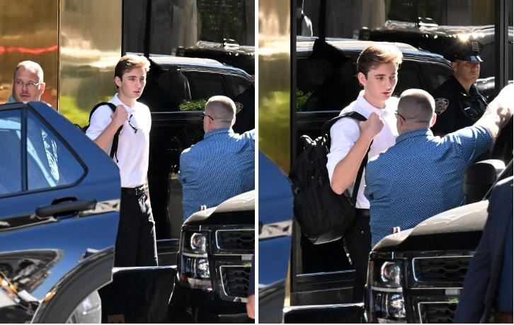 Barron Trump khiến những người xung quanh lu mờ-1
