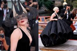 Lady Gaga diện đồ kỳ quái đến Venice