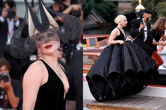 Lady Gaga diện đồ kỳ quái đến Venice