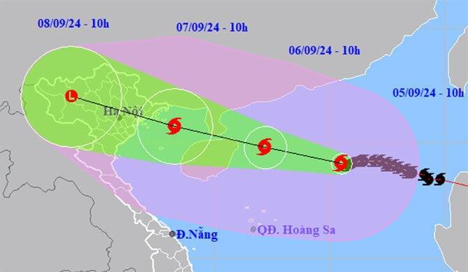 Siêu bão Yagi đổ bộ, Hà Nội bị ảnh hưởng thế nào?-1