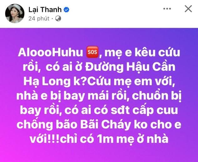 Diễn viên Thanh Bi: Cứu mẹ em với, nhà em bị bay mái rồi-1