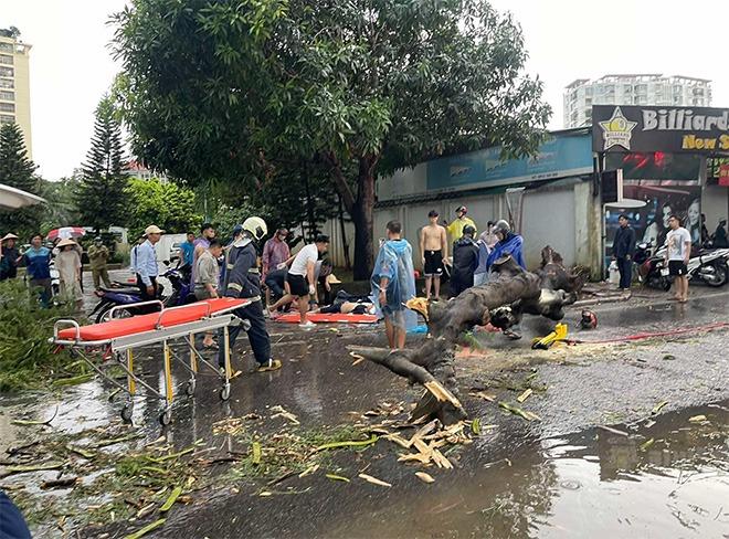 Chồng nạn nhân bị cây đè tử vong ở Hà Nội: Tôi dặn vợ nếu mưa to quá thì mai hãy về-3