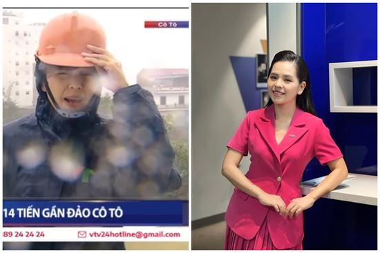 Đời thường dung dị của nữ phóng viên VTV dũng cảm tác nghiệp giữa siêu bão Yagi
