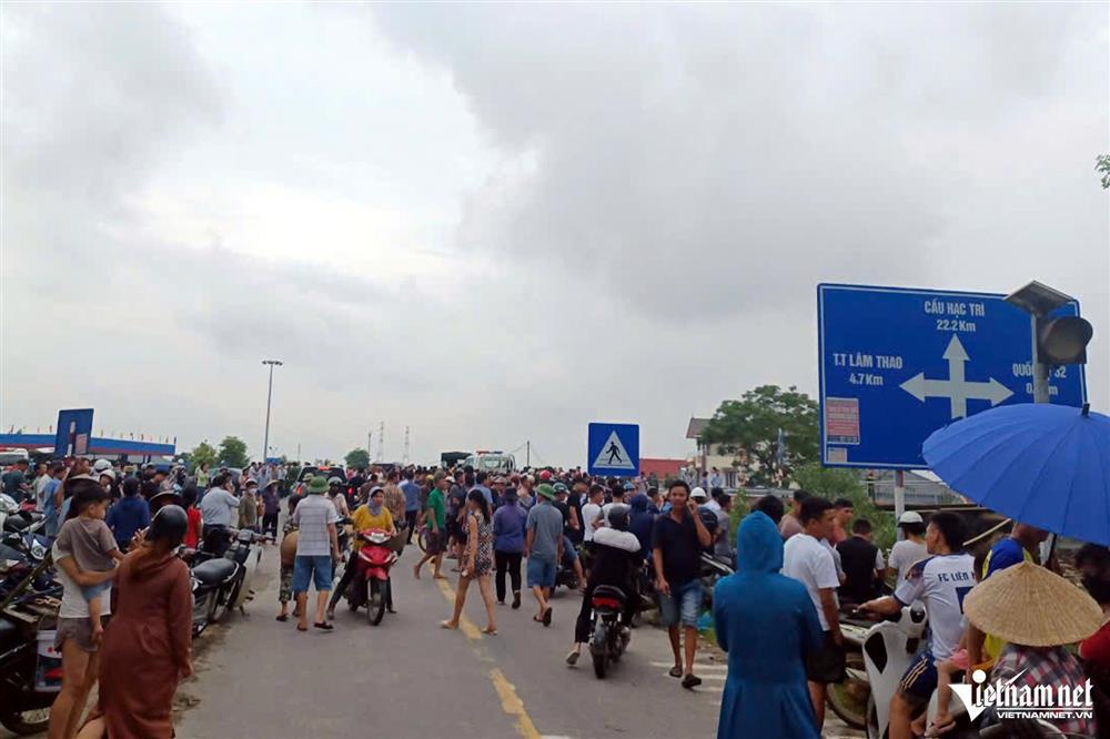 Hiện trường vụ sập cầu Phong Châu ở Phú Thọ