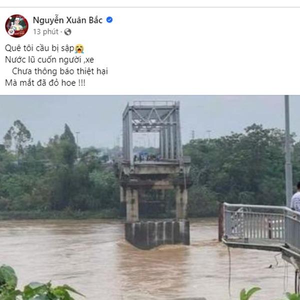 Là người con Phú Thọ, NSND Xuân Bắc, diễn viên Bình An xót xa khi cầu Phong Châu bị sập-1