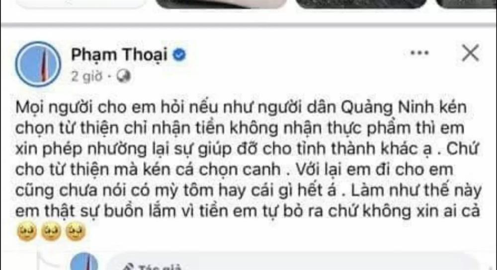 Tiktoker Phạm Thoại gây phản ứng dữ dội vì tuyên bố từ chối từ thiện cho tỉnh Quảng Ninh-1