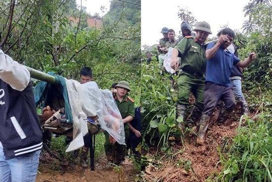 Công an Cao Bằng vào hiện trường sạt lở, cứu sống 10 người dân