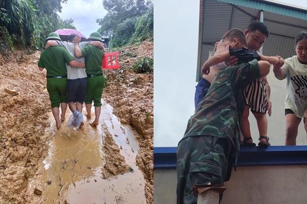 Ấm lòng cảnh anh bộ đội dắt hộ xe đạp, dìu cụ bà qua cầu phao Phong Châu-3