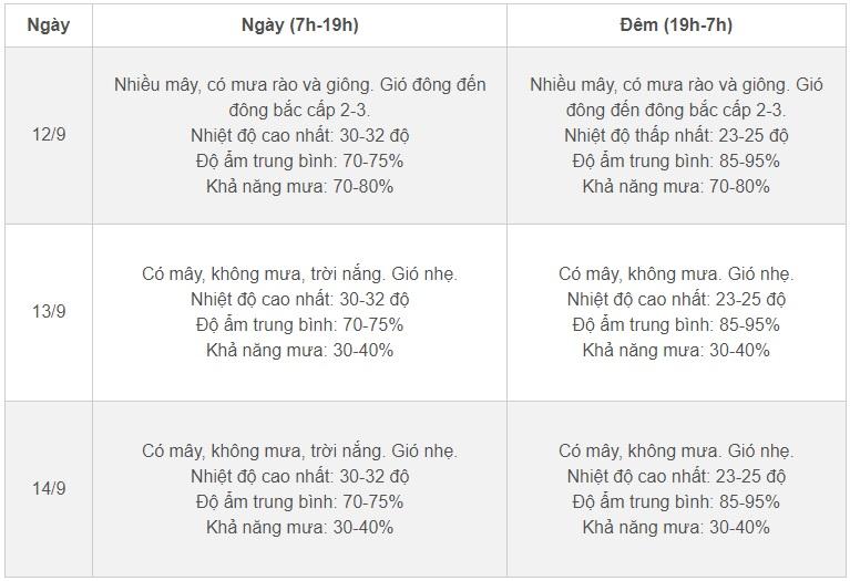 Thời tiết Hà Nội 3 ngày tới: Mưa giông giảm dần, sau chuyển nắng nhẹ-2