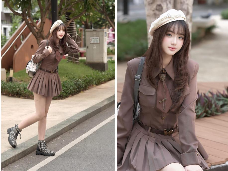 Con gái nuôi Bằng Kiều: 14 tuổi đã cao hơn 1m7, visual tựa tiểu thư nhà tài phiệt, không dựa hơi bố nuôi để nổi tiếng-7