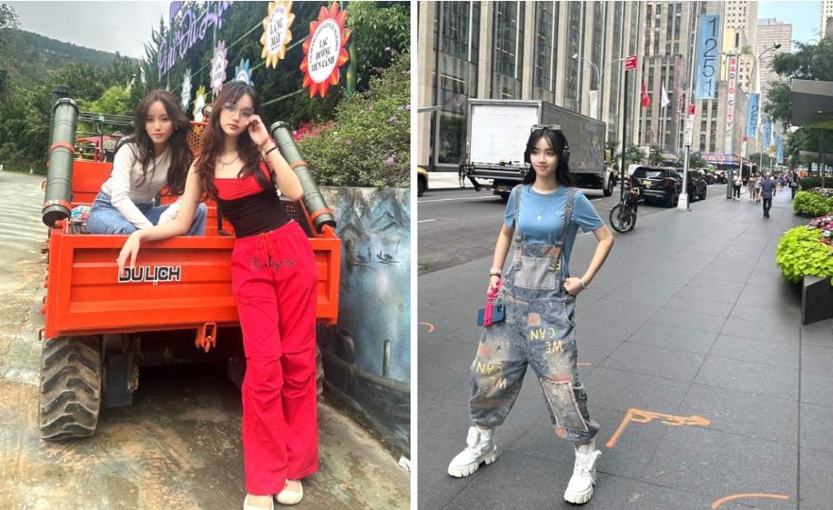 Con gái nuôi Bằng Kiều: 14 tuổi đã cao hơn 1m7, visual tựa tiểu thư nhà tài phiệt, không dựa hơi bố nuôi để nổi tiếng-8