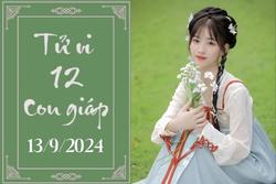 Tử vi 12 con giáp hôm nay ngày 13/9/2024: Tý khó khăn, Mão nóng vội