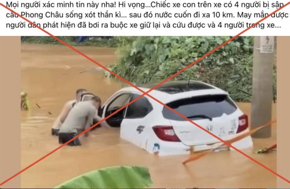 Truy tìm và xử lý ngay các đối tượng lợi dụng mưa lũ để đăng tin giả-1