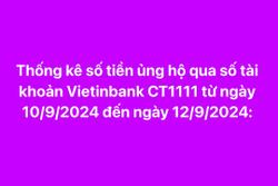 MTTQ Việt Nam công bố thêm 2.009 trang sao kê tiền ủng hộ đồng bào bị bão lũ