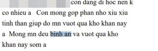 Những màn chuyển khoản dễ thương và lời nhắn xúc động trong sao kê của MTTQ-4